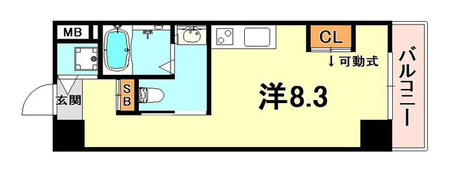 VISTA GRANDE 東灘の間取り写真