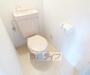 トイレ　清潔感のあるトイレです。