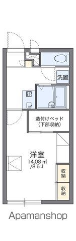 レオパレスすだちの間取り写真