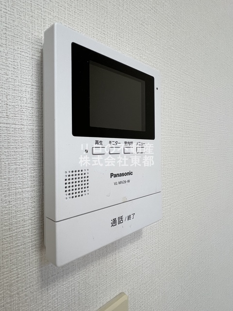 セキュリティ　訪問者が一目で分かるＴＶモニタ付インターホンです！