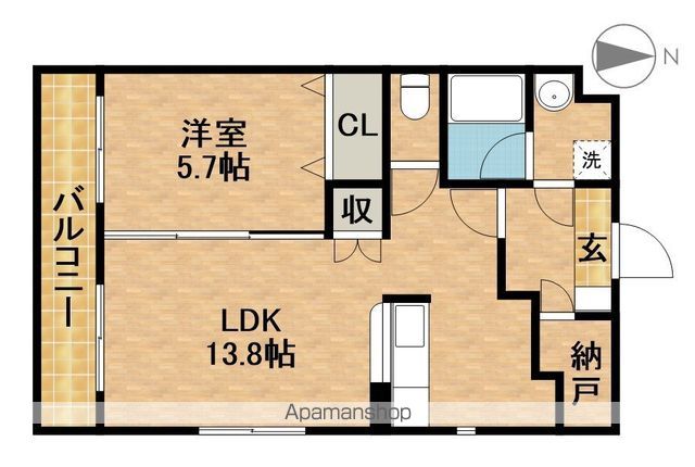 遠州鉄道 遠州芝本駅 徒歩15分 3階建 築15年の間取り写真