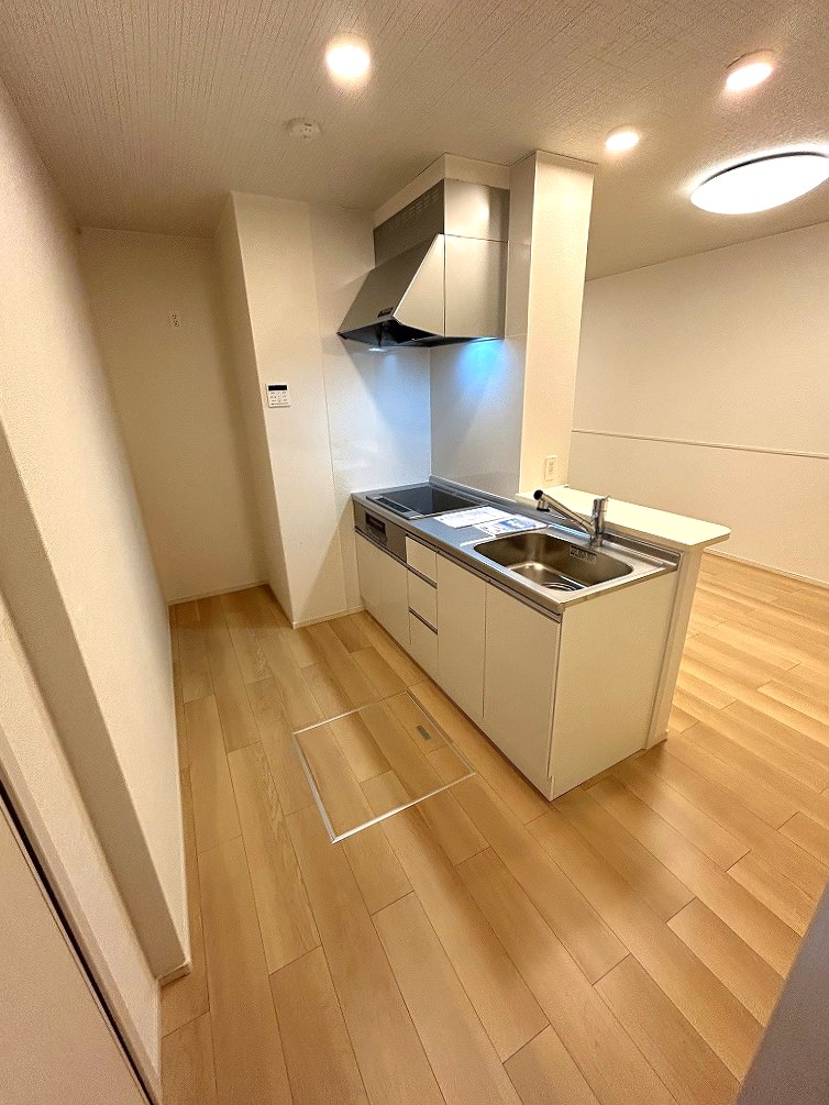 キッチン　対面キッチン（画像は１０２号　参考にしてください。）
