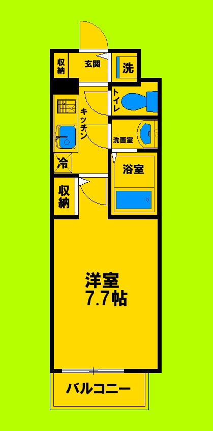 地下鉄御堂筋線 江坂駅 徒歩9分 9階建 築10年の間取り写真