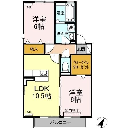 グランドゥールKの間取り写真