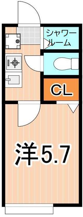 グランソレイユ亀有Cの間取り写真