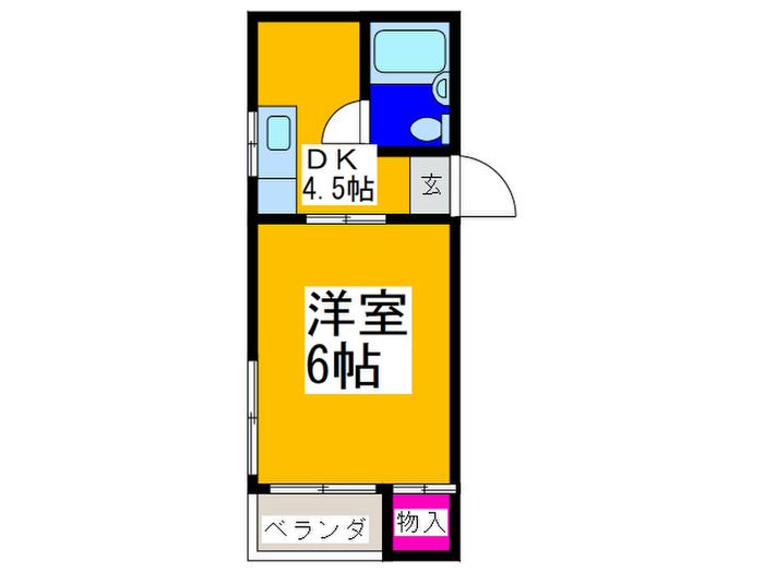 リバーヒル長居の間取り写真