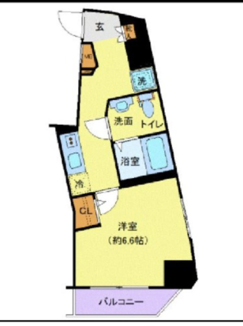 ＪＲ横須賀線 西大井駅 徒歩5分 12階建 築7年の間取り写真