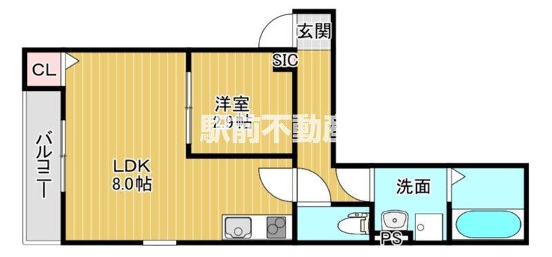 THE NOBLES 二日市駅前の間取り写真