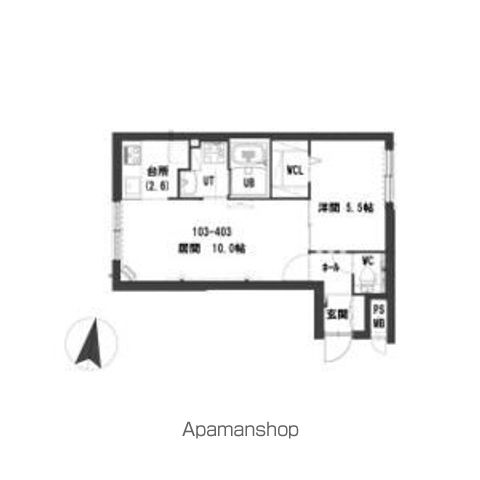 地下鉄南北線 南平岸駅 徒歩8分 4階建 築13年の間取り写真