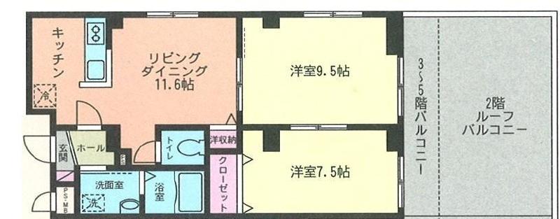 埼玉高速鉄道 浦和美園駅 徒歩1分 5階建 築16年の間取り写真