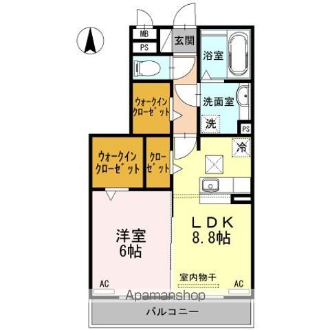 ＪＲ東海道本線 尾頭橋駅 徒歩5分 3階建 築14年の間取り写真
