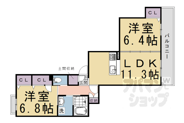 リヴェール嵐山の間取り写真