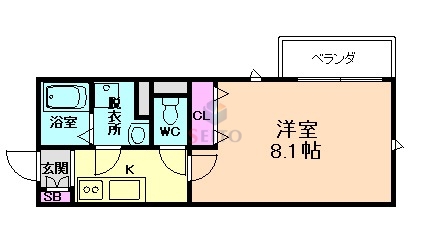ベリッシモ曽根W IVの間取り写真