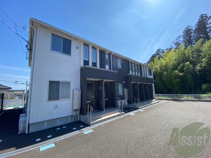 建物外観　多賀城市浮島字西沢「アップヒルズ・希２」
