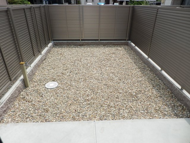 庭　広い専用庭です。