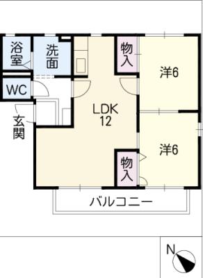 エルマ ナスC棟の間取り写真