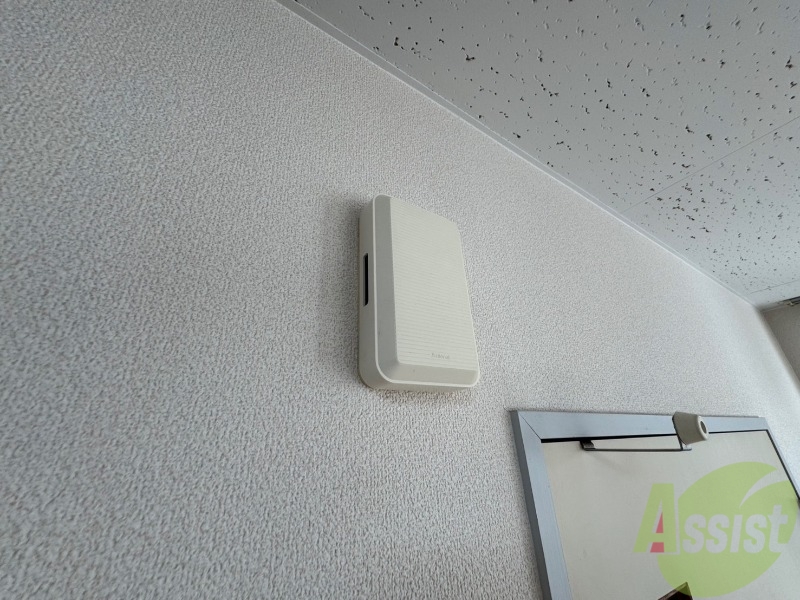 セキュリティ　来客時にはこちらのチャイムが鳴りますよ。
