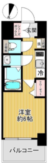 地下鉄谷町線 都島駅 徒歩10分 11階建 築6年の間取り写真