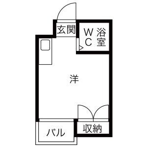 阪急京都線 淡路駅 徒歩4分 5階建 築36年の間取り写真