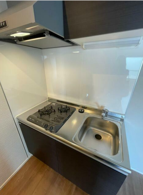 キッチン　2口のガスコンロです。