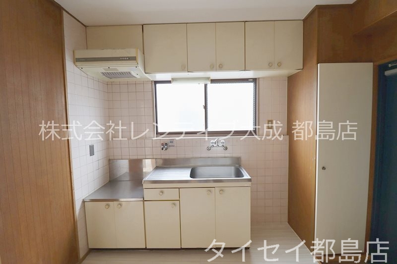 地下鉄谷町線 都島駅 徒歩7分 5階建 築36年のキッチン写真