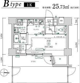 MAXIV武蔵新城TREの間取り写真