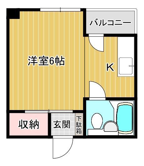 ヴィラ春日の間取り写真