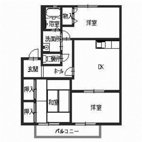 ウェストコートＤの間取り