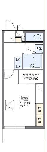 レオパレスパラッツォの間取り