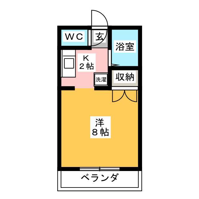 ツインパークせせらぎ東の間取り