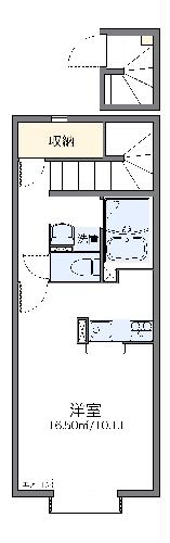 レオネクストＨａｒｕの間取り