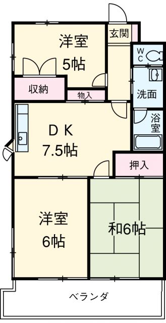 メゾン浅井の間取り