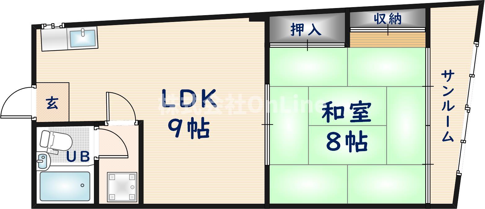 パールマンションの間取り