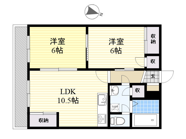 ＴＫパレスの間取り