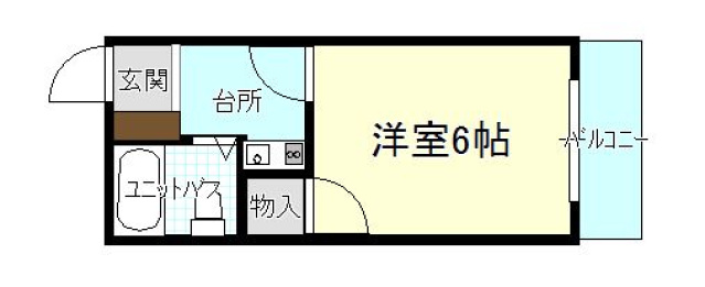 広島市佐伯区五日市中央のマンションの間取り