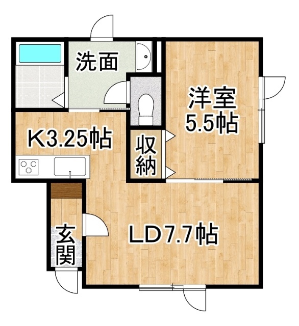 Ｌｉｔｈｏｓ（リトス）の間取り