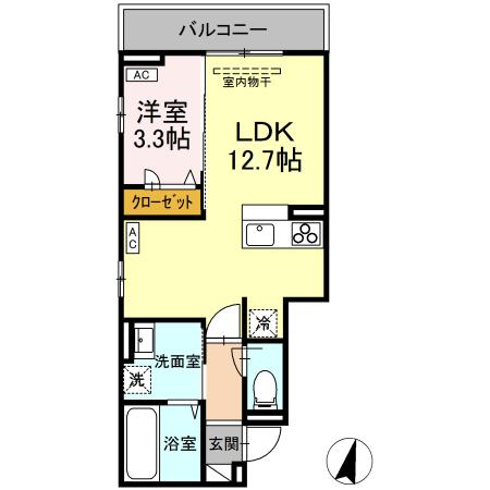 【D-residence霞町の間取り】