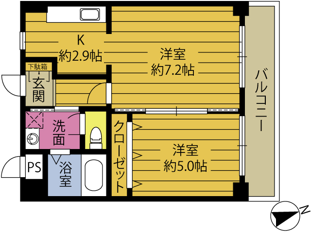 エスペランサシュトウの間取り