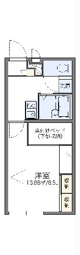 レオパレスサニーホームズ５の間取り