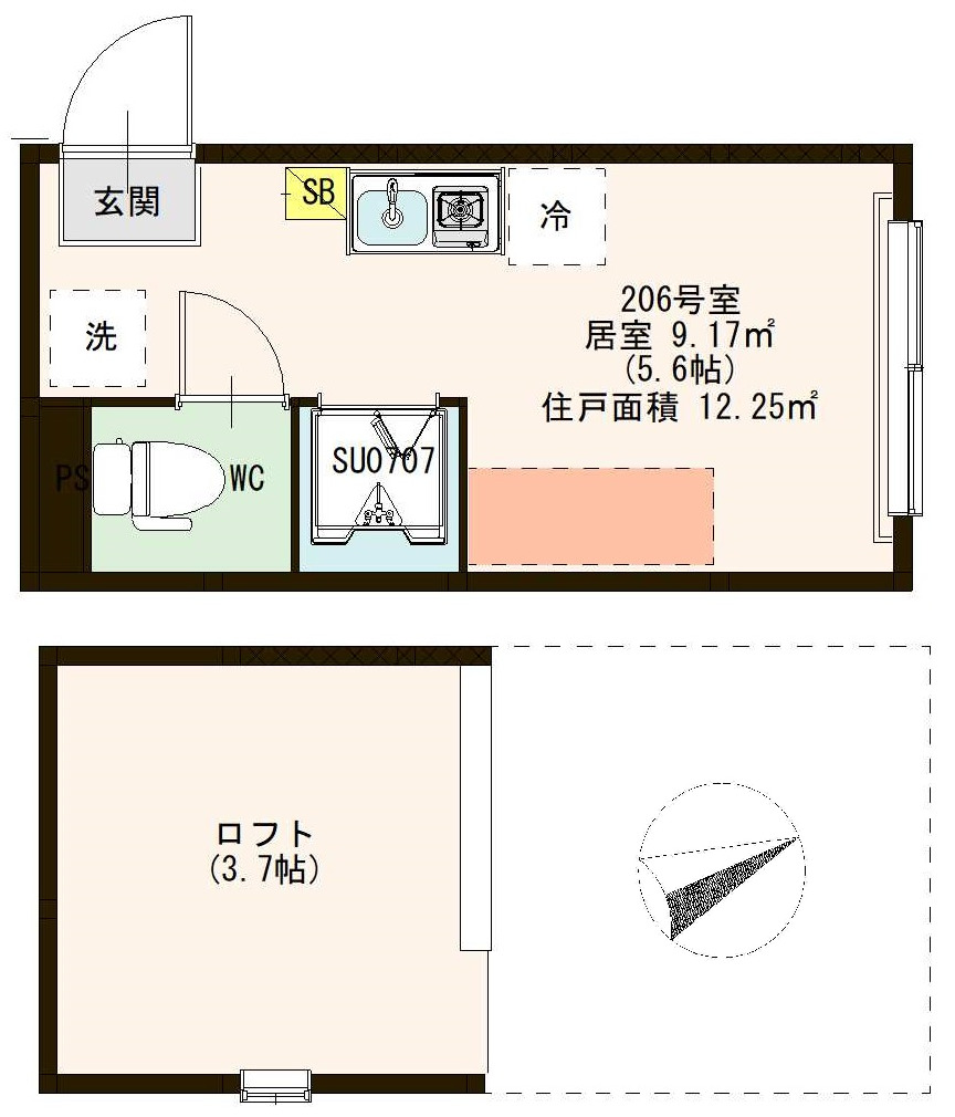 リバイブ富士見台の間取り