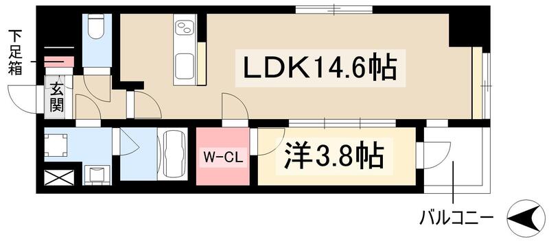 グリュック平和の間取り