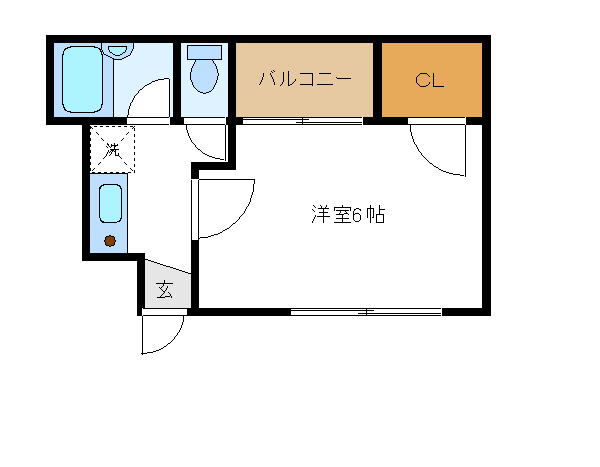 センシャスの間取り