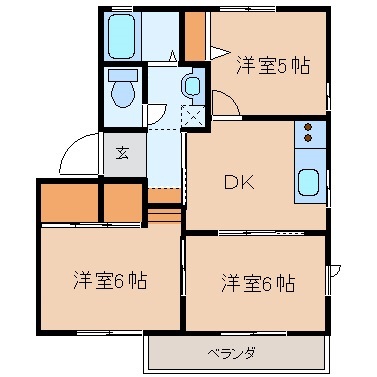 プレゼンテ大和の間取り