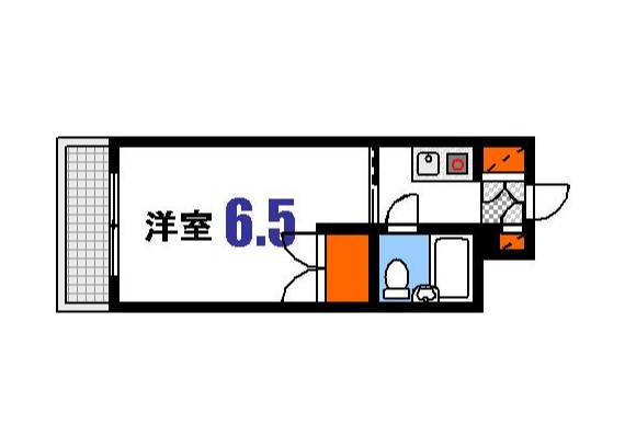 広島市南区宇品御幸のマンションの間取り