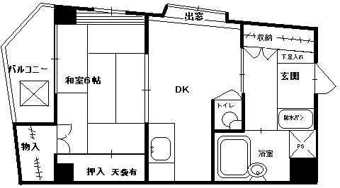 メゾンウィスタリアIIの間取り