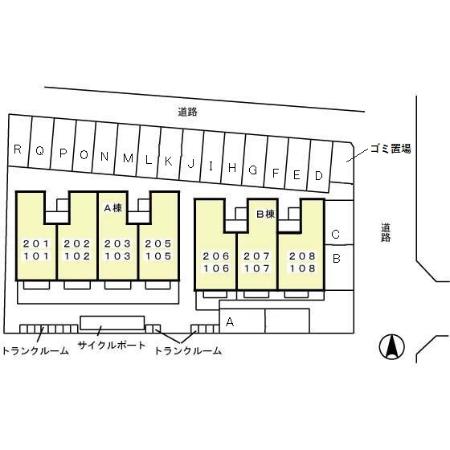 【リビングタウン藤江　Ａの駐車場】