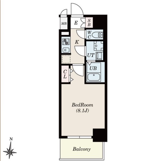 S-RESIDENCE堀田North IIの間取り