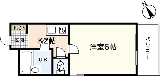 コスモスビルIIの間取り