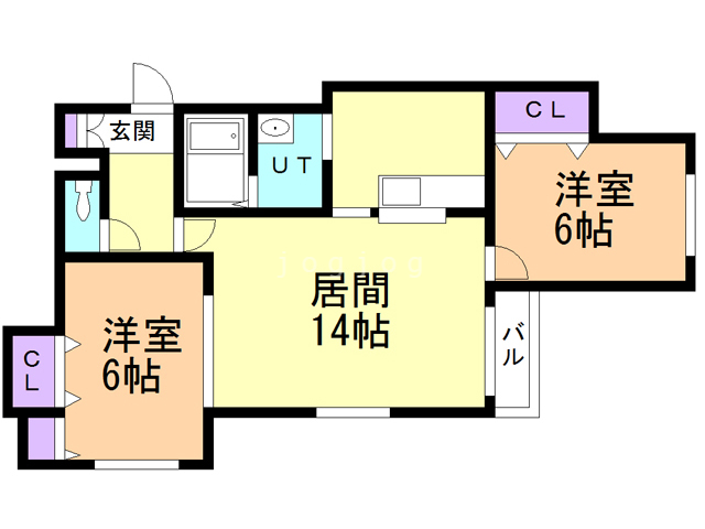 グランディール伏見の間取り