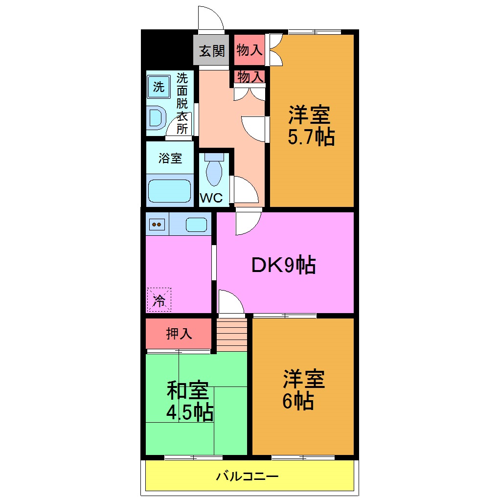 アゼリアマンションの間取り